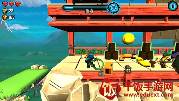 乐高幻影忍者天际飞行怎么玩