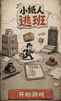 小纸人逃班(纸人逃班游戏) 小纸人逃班(纸人逃班游戏)