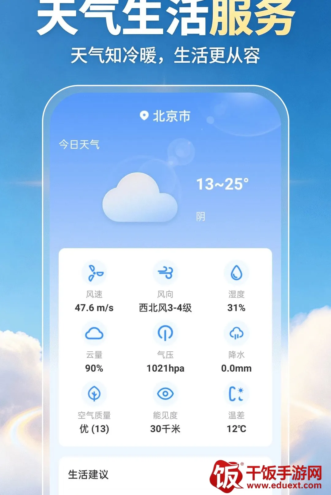 本地天气准点报软件(天气生活助手) 本地天气准点报软件(天气生活助手)